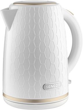 Elektriskā tējkanna Sencor SWK 7200WH, 1.7 l, balta krās.