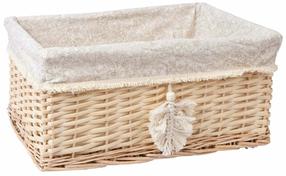 Grozs Home4you Willi Tassel 61003, kokvilna/vītols, 42 cm x 332 cm, brūngans krās.