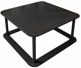 Kavos staliukas Kalune Design Hole Square, juoda sp., 70 cm x 70 cm x 38 cm