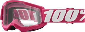 Лыжные очки 100% Strata 2 Junior Fletcher, прозрачный цв./розовый цв.