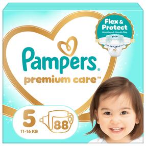 Подгузники Pampers Premium Care, 5 размер, 11 - 16 кг, 88 шт.