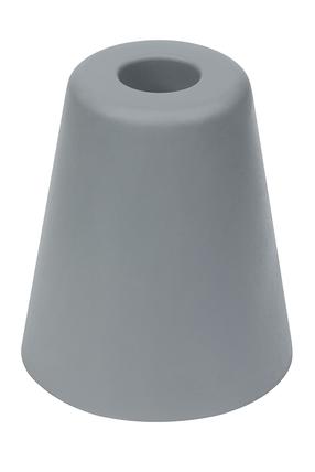 Durų atrama Haushalt HAH15418, 6 cm, Ø 4.8 cm, guma, pilka sp.