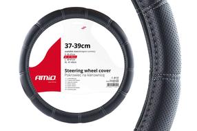 Vairo užvalkalas AMiO, juoda sp., minkštas, porėtas, 37-39 cm