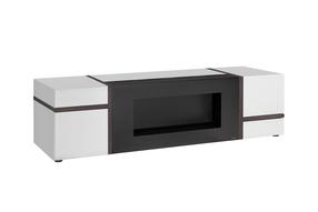 Televizoriaus spintelė ASM Cross Cross, baltas, 150 cm x 50 cm x 50 cm