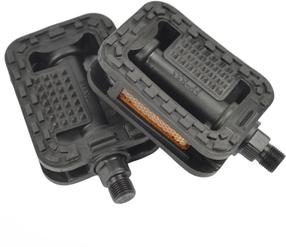 Pedaal 2K, plastik, must v., 2 tk