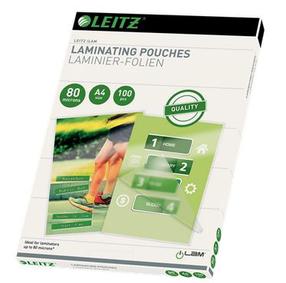 Laminavimo plėvelė Leitz iLAM, 80 μm x 303 mm x 216 mm, 100 vnt.
