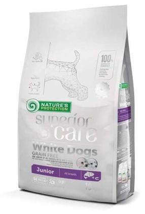 Sausas šunų maistas Natures Protection Superior Care White Dogs, lašiša, 10 kg