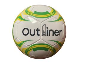 Futbola bumba Outliner SMPVCW3962A, 5 izmērs, balta krās./dzeltena krās./zaļa krās.