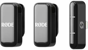 Mikrofona komplekts Røde Wireless Micro Lightning, melna krās.