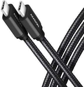 Кабель Axagon BUCM3-CM20AB Gen 1, 2 x USB-C, 200 см, черный цв.