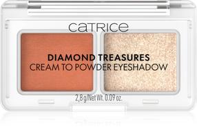 Akių šešėliai Catrice Diamond Treasures Cream To Powder, 2.8 g, peach gleam 050