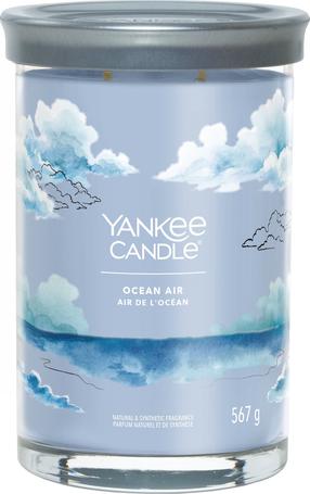 Žvakė, aromatinė Yankee Candle Signature Ocean Air, 60 - 100 h, 567 g, mėlyna sp.