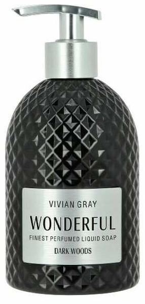 Skystas muilas Vivian Gray Wonderful Dark Woods, mediena/frezija/baltasis muskusas, 500 ml