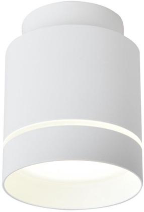 Šviestuvas lubų Candellux Tube 2275918, LED, 4000 °K, 1 x 12 W, balta sp. / balta sp., 7.9 x 10.2 cm