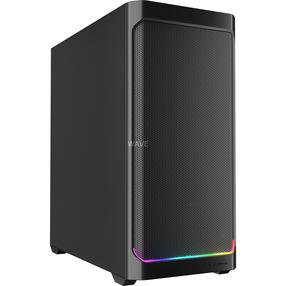 Корпус компьютера Sharkoon AK4 RGB Strip, черный цв.