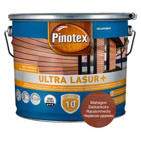 Medienos impregnantas Pinotex Ultra Lasur+ 5975810, raudonmedžio sp., 10 l