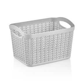 Daiktadėžė Ucsan Plastik 8691459921093, 3.3 l, pilka sp., 21 x 13.8 x 16.8 cm