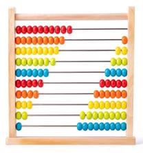 Edukacinis žaislas WOODY Eco Wooden Educational Abacus, 27 cm, įvairių spalvų