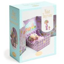 Figūrėlių rinkinys, su priedais Djeco Tinyly Violet Tinyroom DJ06965, violetinė sp.
