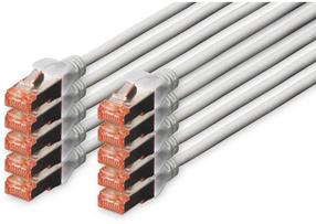 Laidas Assmann Digitus Professional patch cable RJ-45, RJ-45, 0.25 m, pilka sp.