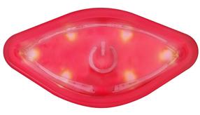 Velosipēdu lukturis, ķiveres led apgaismojums Uvex Plug-in LED KX001 kid 2 UV4191150900 BEZ, plastmasa, caurspīdīga krās./sarkana krās.