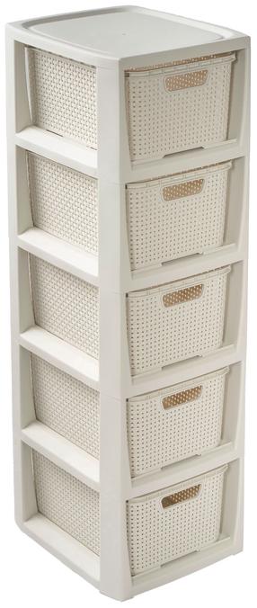 Vonios lentyna Branq Rattan, 29.5 cm x 80 cm x 24 cm, ecru sp.