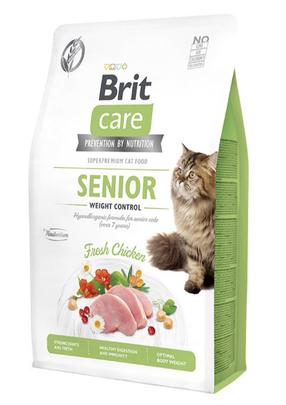 Kuiv kassitoit Brit Care Senior Weight Control, 0.4 kg