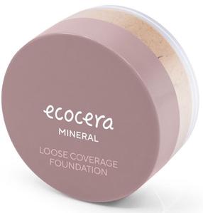 Birstošais pūderis Ecocera Mineral Loose Coverage, w1 lisbona, 4 g
