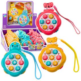 Elektroniskā spēle kaķis Lean Toys Whack A Mole, 11 cm, (krāsa/dizains tiek izvēlēts nejauši)