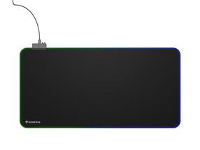 Hiirematt Genesis Boron 500 XXL, 40 cm x 80 cm x 0.4 cm, must v.