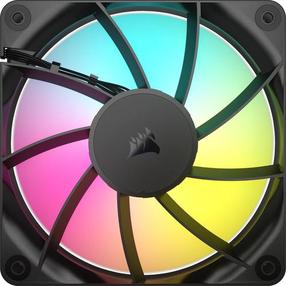 Ventiliatorius Corsair RS120 ARGB, 12 cm, juoda sp.