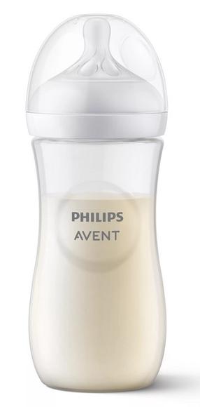 Бутылочка Philips Avent Natural Response SCY906/01, 330 мл, 3 мес., прозрачный цв.