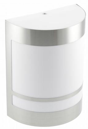 Sieninis lauko šviestuvas GTV ESO E2711-80, 11W, E27, IP54, balta sp., 16 cm x 20.8 cm