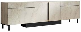 Televizoriaus spintelė Kalune Design Paris, travertine sp., 32 cm x 180 cm x 50 cm