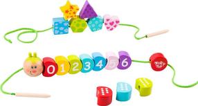 Развивающая игра Tooky Toy Caterpillar, многоцветный