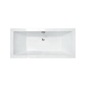 Vann, sisseehitatav Besco Modern, 130 cm x 70 cm x 52 cm, ristkülik, valge v.