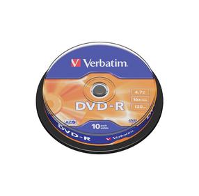 Įrašomas kompaktinis diskas Verbatim 43523, 4.7 GB, 10vnt.