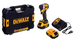 Bezvadu trieciena uzgriežņu atslēga-skrūvgriezis ar bateriju Dewalt DCF850P2T-QW, 18 V, 5 Ah
