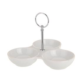 Užkandžių indas 795800050, Ø 20 cm, balta sp., porcelianas