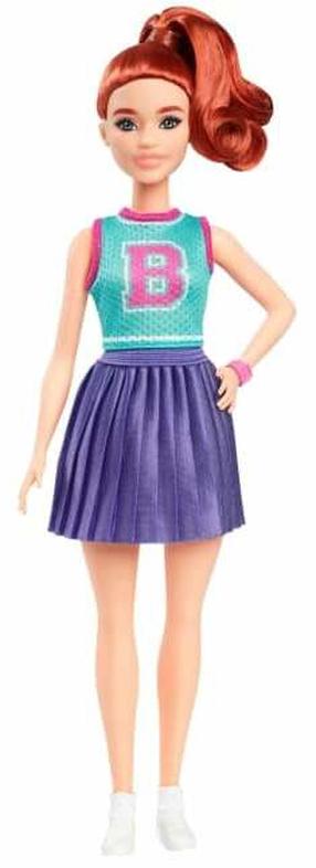 Кукла Mattel Barbie Fashionistas HYT90, 29 см, зеленый цв.