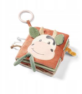Детская книга BabyOno Bingo Cow, многоцветный