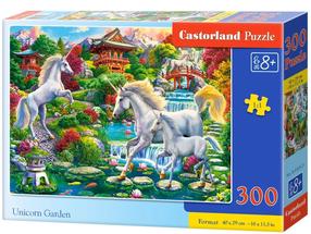 Pusle Castorland Unicorn Garden 030521, 29 cm x 40 cm, 300 tk, mitmevärviline