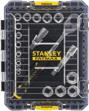 Terkšlinių veržliarakčių ir antgalių rinkinys Stanley FMMT98102-0, 5 - 19 mm, 1/4"