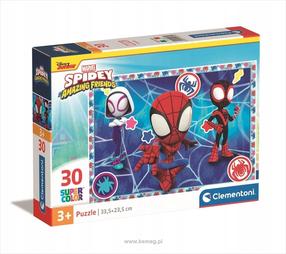 Dėlionė Clementoni SuperColor Spidey 20285, 33.5 cm x 23.5 cm, 30 vnt., įvairių spalvų