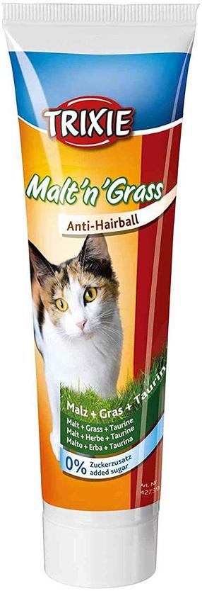 Skanėstas katėms Trixie Malt'n'Grass Anti Hairball, 0.100 kg