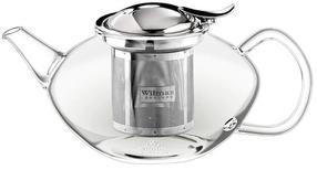  Teekann koos kurnaga Wilmax Tea Pot WL-888804/A, 0.65 l, läbipaistev v./kroom v.