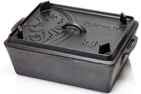 Хлебная форма Petromax Loaf Pan With Lid, чугун, 24 см, 5.5 л, черный цв.