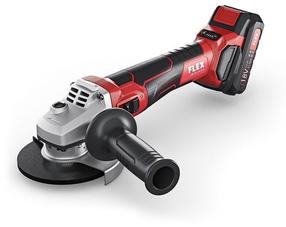Akumuliatorinis kampinis šlifuoklis FLEX LBE 125 18.0-EC/5.0, 18 V