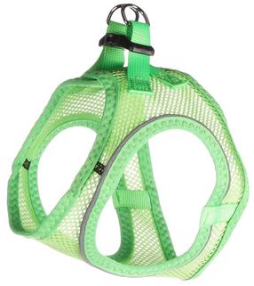 Petnešos šunims Flamingo Step & Go Bento, žalia sp., 240 - 250 mm x 2 mm, XXS
