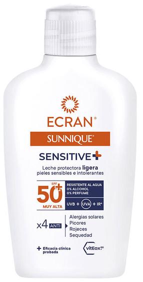 Молочко для ухода за загаром для тела Ecran Sunnique Sensitive SPF50+, 200 мл